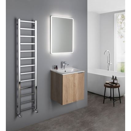 Sapho - Badrumsradiator METRO LIGHT 276 W/230 V, 30x150 cm, blank krom