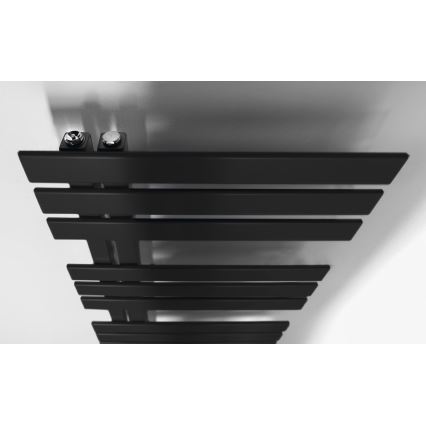 Sapho - Badrumsradiator SILVANA 124x50 cm matt svart