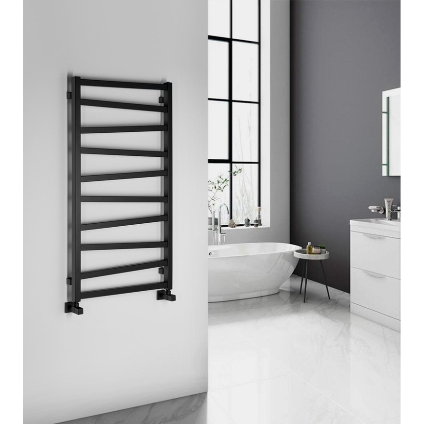 Sapho - Badrumsradiator ZIG 110x60 cm svart
