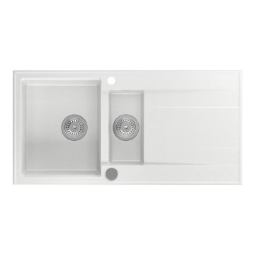 Sapho - Diskho 100x50 cm granit/vit