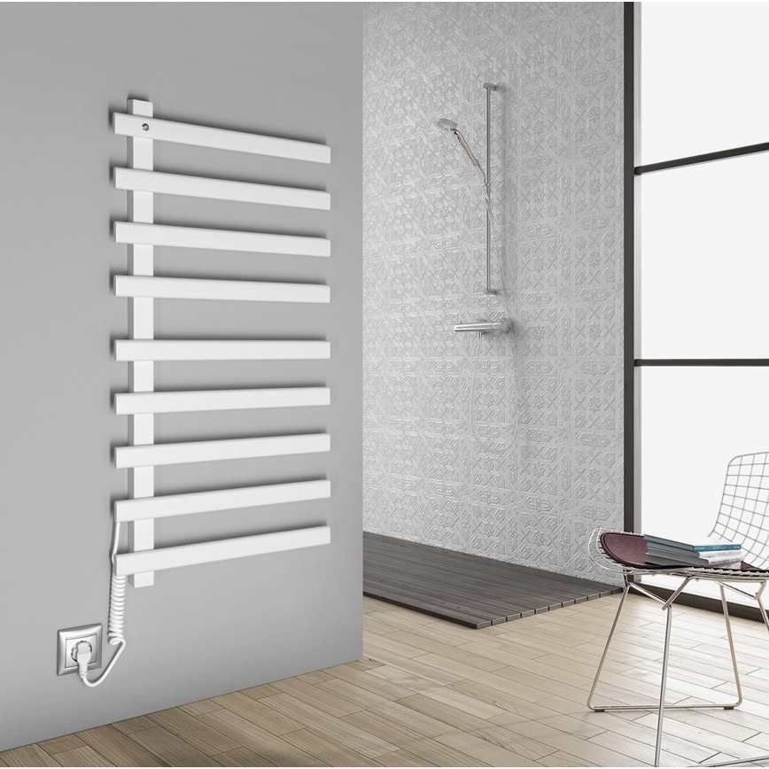 Sapho - Elektrisk handdukstork ELCOR 128W 92x48 cm mattvit