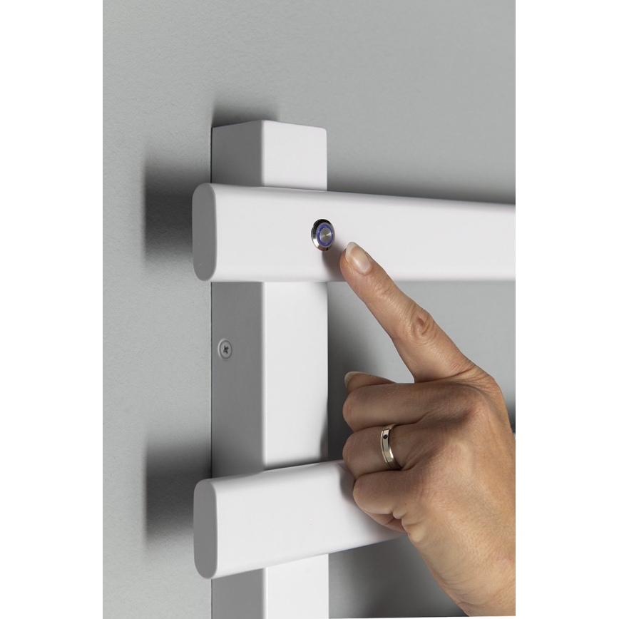 Sapho - Elektrisk handdukstork ELCOR 128W 92x48 cm mattvit