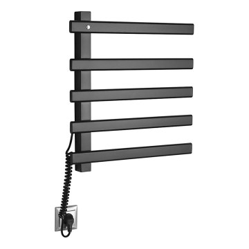 Sapho - Elektrisk handdukstork ELCOR, 63 W, 48 x 52 cm, matt svart