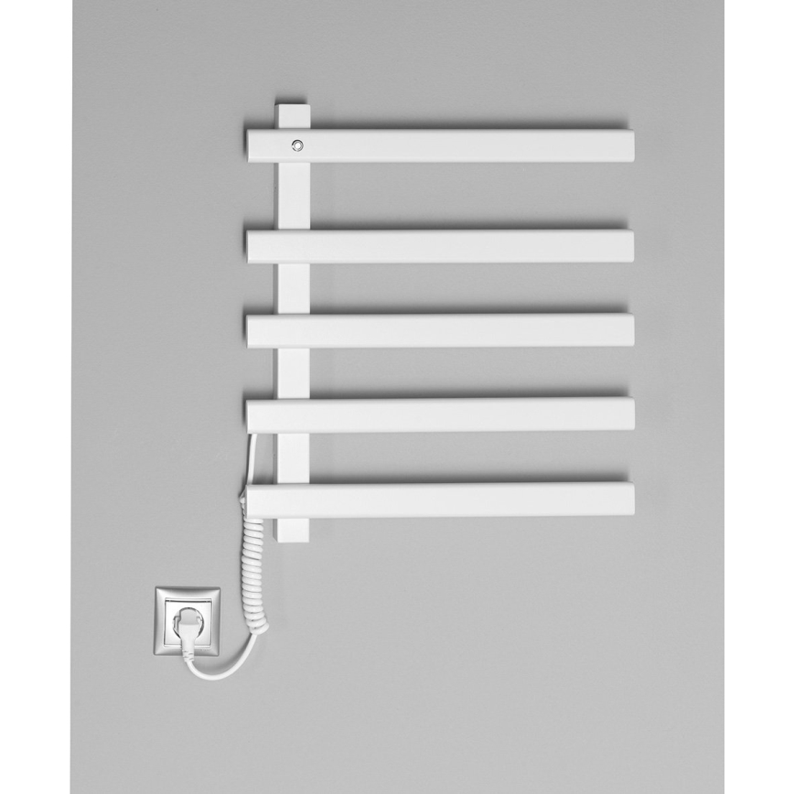 Sapho - Elektrisk handdukstork ELCOR 63W 52x48 cm matt vit