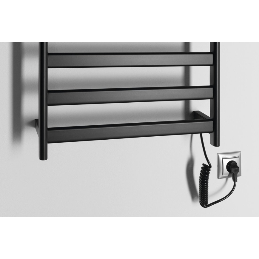 Sapho - Elektrisk handdukstork ELIAS 105 W 73x49 cm matt svart