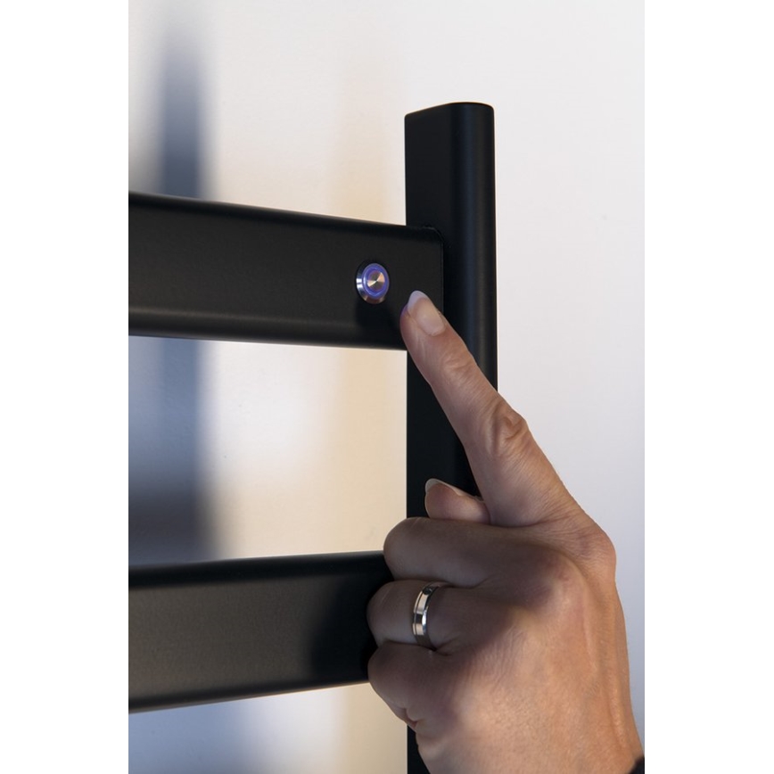 Sapho - Elektrisk handdukstork ELIAS 105W/230V 49x73 cm matt svart