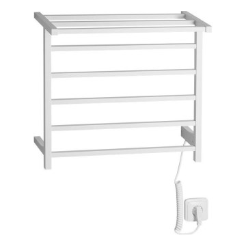 Sapho - Elektrisk handdukstork ELZOR 60 W 47 x 50 cm matt vit