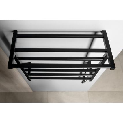 Sapho - Elektrisk handdukstork ELZOR 60 W 47x50 cm matt svart