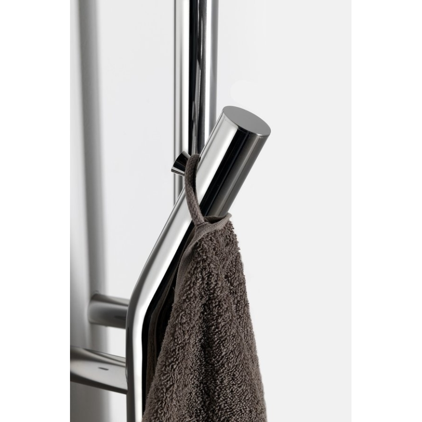 Sapho - Elektrisk handdukstork med timer DUOPASSO, 45 W, 170 x 12 cm, blank krom