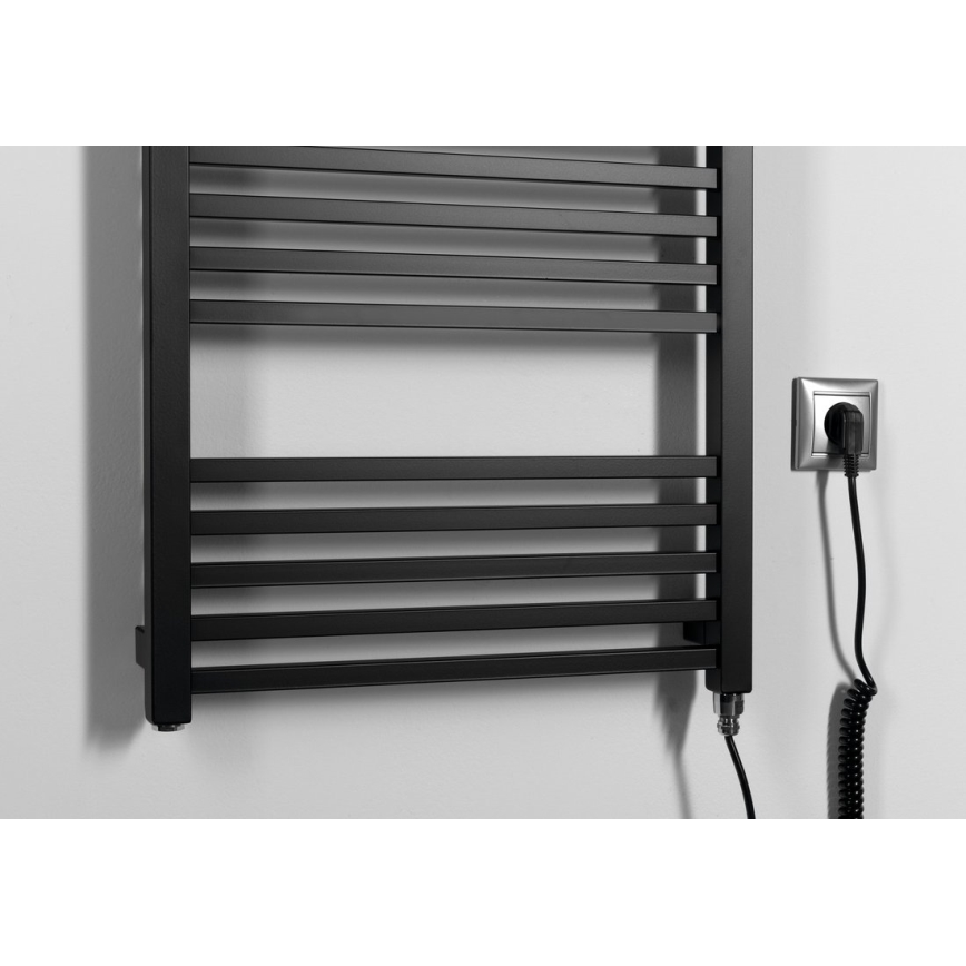 Sapho - Elektrisk handdukstork METRO-E 400W 106x50 cm matt svart
