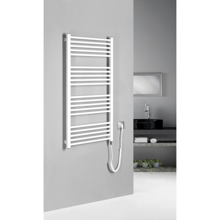 Sapho - Elektrisk handdukstork METRO-E 400W 106x50 cm vit