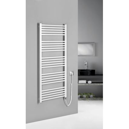 Sapho - Elektrisk handdukstork METRO-E 500W 134x50 cm vit