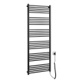 Sapho - Elektrisk handdukstork METRO-E 800W 162x60 cm matt svart