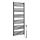 Sapho - Elektrisk handdukstork METRO-E 800W 162x60 cm matt svart