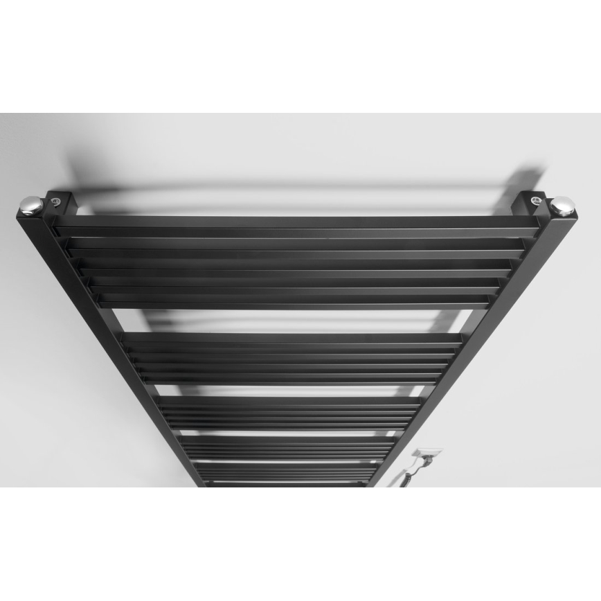 Sapho - Elektrisk handdukstork METRO-E 800W 162x60 cm matt svart