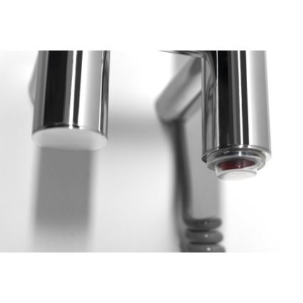 Sapho - Elektrisk handdukstork PAPINADO 40W 120x11 cm polerad krom