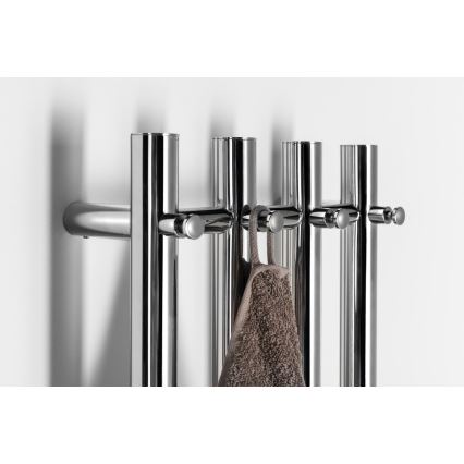 Sapho - Elektrisk handdukstork PAPINADO 85W 120x26 cm polerad krom högerutförande