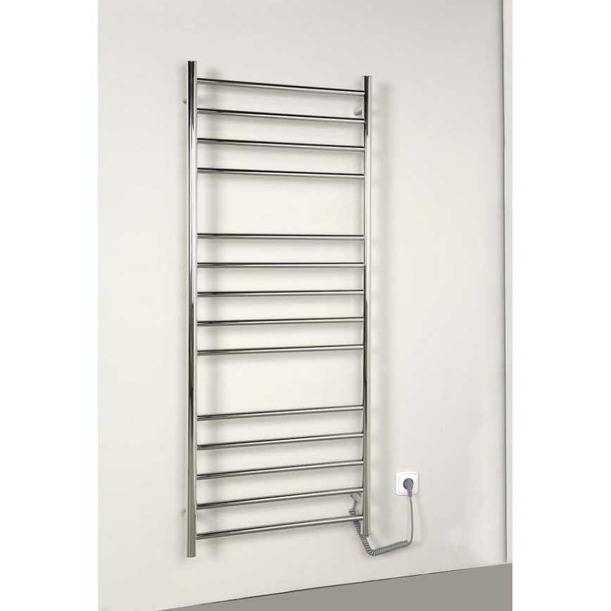 Sapho - Elektrisk handdukstork REDONDO 130 W 116 x 63 cm polerad krom