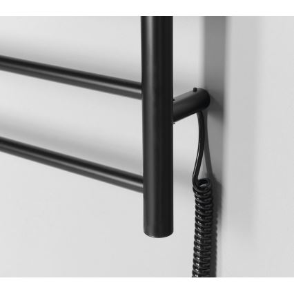 Sapho - Elektrisk handdukstork REDONDO 130W/230V 63x116 cm matt svart