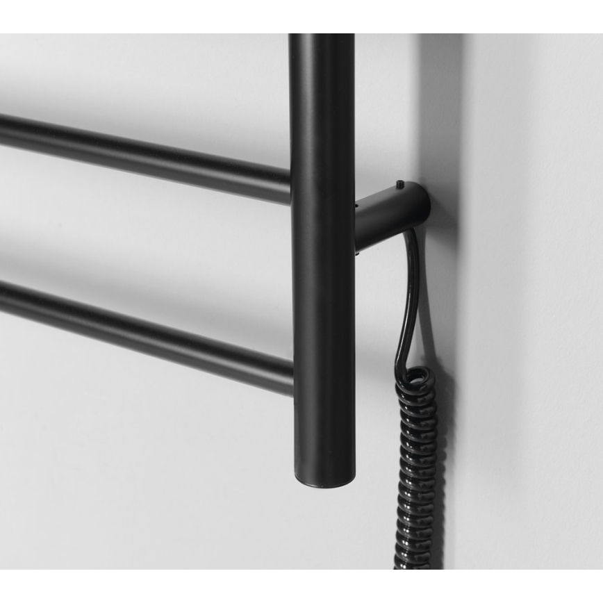 Sapho - Elektrisk handdukstork REDONDO 130W/230V 63x116 cm matt svart