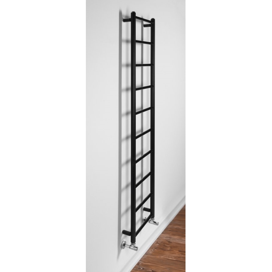 Sapho - Handdukstork DINA 168x35 cm matt svart