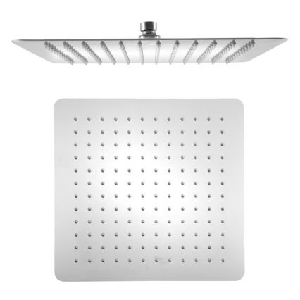 Sapho - Huvuddusch SLIM 30x30 cm polerad rostfri