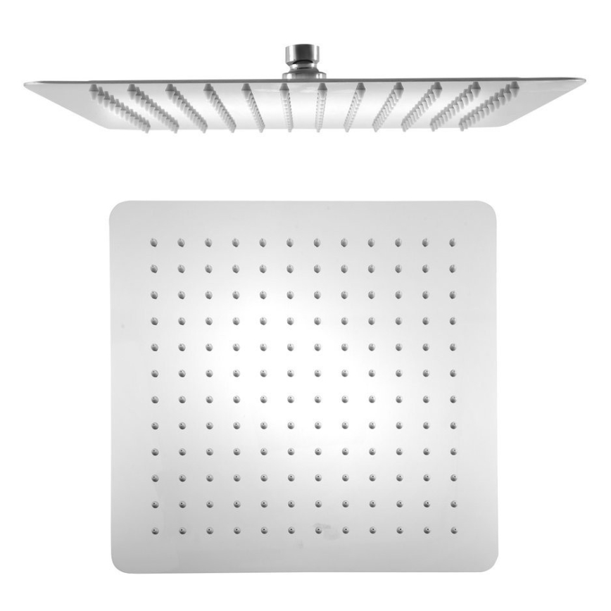 Sapho - Huvuddusch SLIM 30x30 cm polerad rostfri