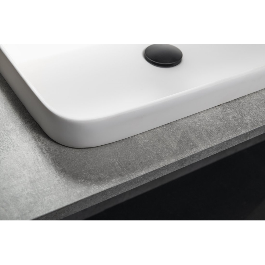 Sapho - Infällt tvättställ 55x39 cm keramik/vit