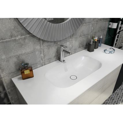 Sapho - Infällt tvättställ ROCKSTONE 67x35,5 cm matt vit