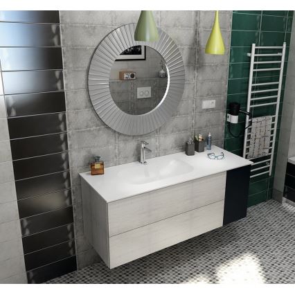 Sapho - Infällt tvättställ ROCKSTONE 67x35,5 cm matt vit
