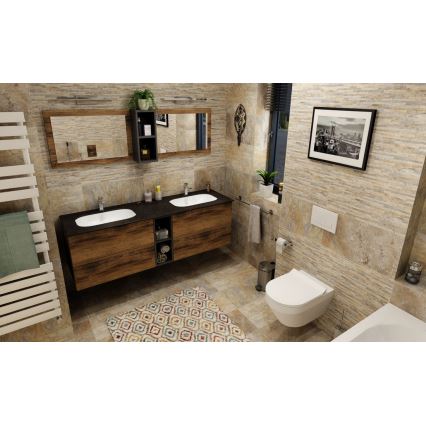Sapho - Infällt tvättställ ROCKSTONE 67x35,5 cm matt vit