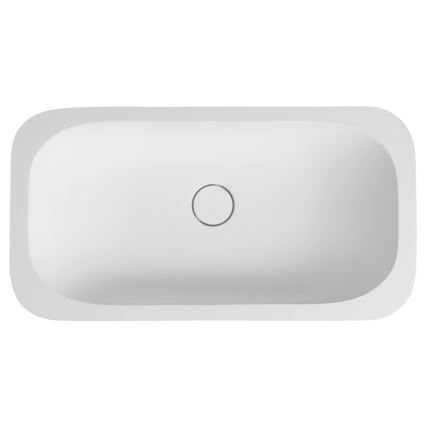 Sapho - Infällt tvättställ ROCKSTONE 67x35,5 cm matt vit