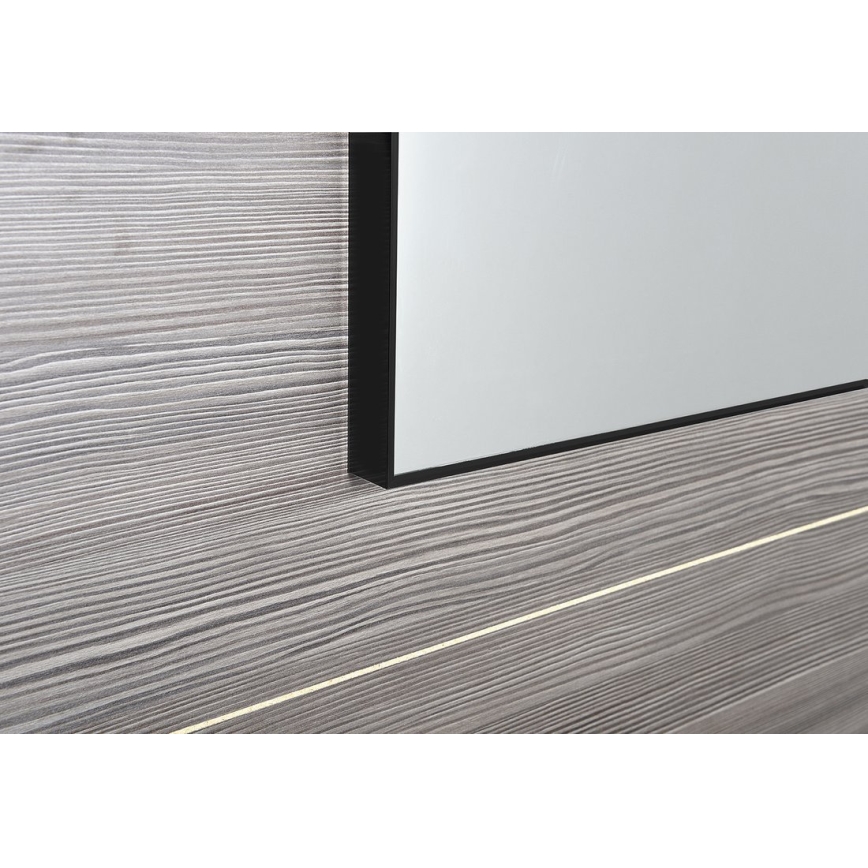 Sapho - Inramad spegel AROWANA 50x80 matt svart