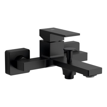 Sapho - Kran till badkar CUBEMIX matt svart
