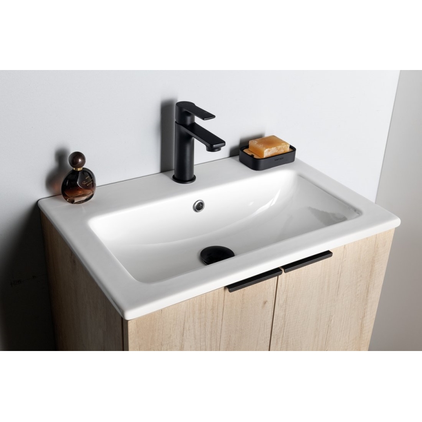 Sapho - Kran till handfat PAX 16,5 cm matt svart