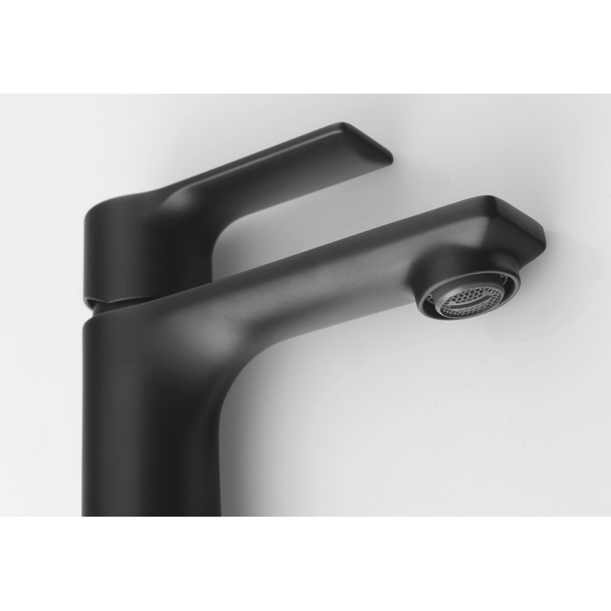 Sapho - Kran till handfat PAX 16,5 cm matt svart