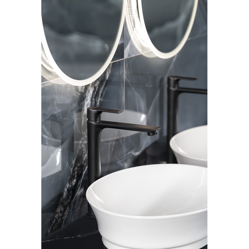 Sapho - Kran till handfat PAX 31,5 cm matt svart
