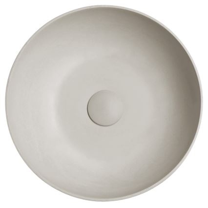 Sapho - Påliggande handfat FORMIGO, diam. 39 cm, betong/sand