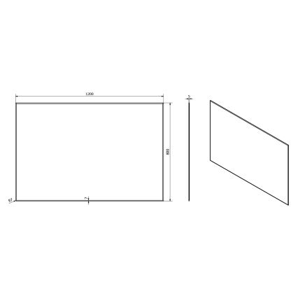 Sapho - Spegel ACCORD 120x80 cm