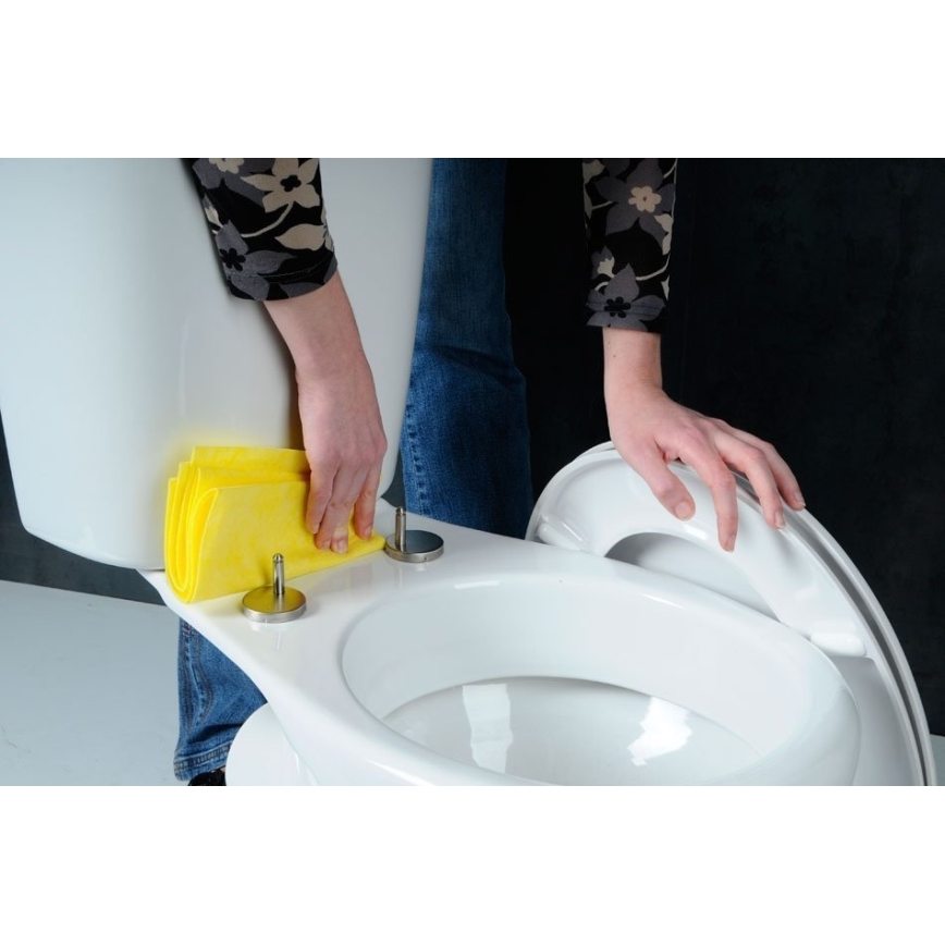 Sapho - Toalettsits ADINA med mjukstängning, vit