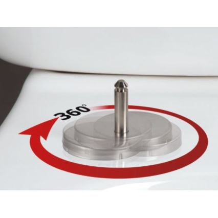 Sapho - Toalettsits LISA SoftClose vit