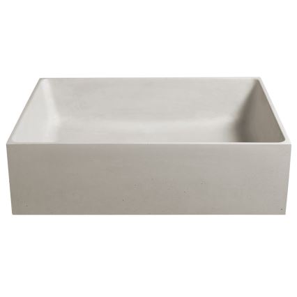 Sapho - Tvättställ för bänkskiva FORMIGO 47,5 x 36,5 cm betong/matt sand