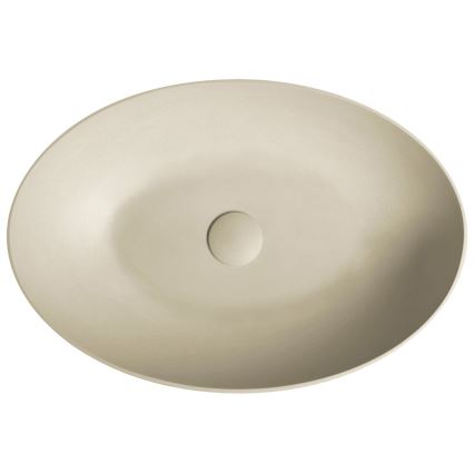 Sapho - Tvättställ för bänkskiva FORMIGO 60x40 cm betong/beige