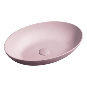 Sapho - Tvättställ för bänkskiva FORMIGO 60x40 cm betong/rosa
