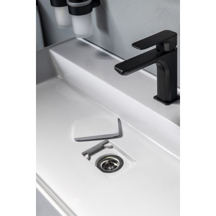 Sapho - Tvättställ för bänkskiva GODIVA 68x44 cm marmor/vit