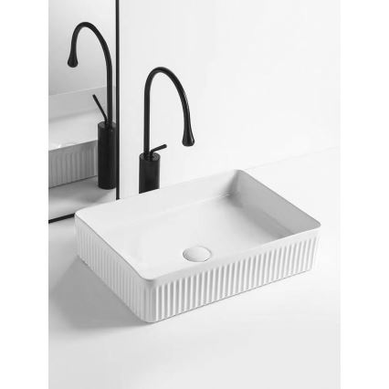 Sapho - Tvättställ för bänkskiva PICOBELLO 50x34 cm keramik/vit