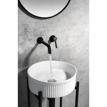 Sapho - Tvättställ för bänkskiva PICOBELLO Ø 37 cm keramik/vit