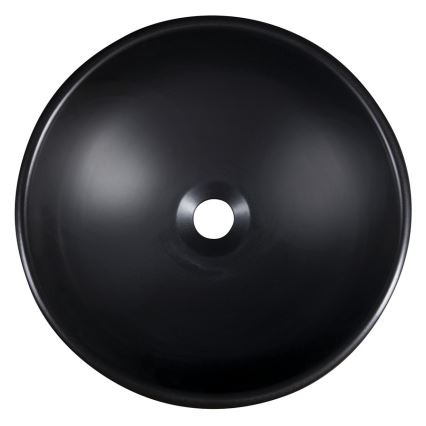 Sapho - Tvättställ för bänkskiva PRIORI Ø 41 cm svart/vit