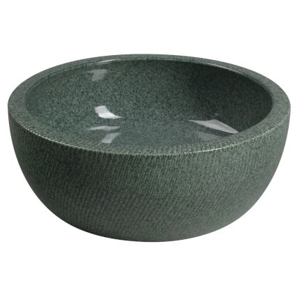 Sapho - Tvättställ för bänkskiva PRIORI Ø 42 cm keramik/grön