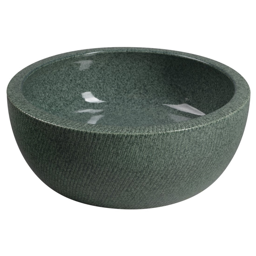 Sapho - Tvättställ för bänkskiva PRIORI Ø 42 cm keramik/grön